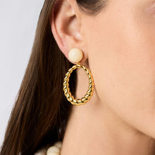 Load image into Gallery viewer, Ravello Obsidian Black Statement Earrings
