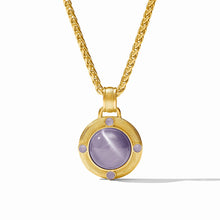 Load image into Gallery viewer, Blue Cat's Eye Cobblestone Demi Necklace
