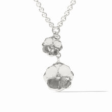 Load image into Gallery viewer, Silver Bloom Lariat Necklace
