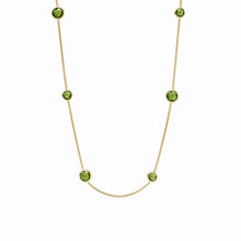Load image into Gallery viewer, Palmetto Green Rainbow Station Necklace

