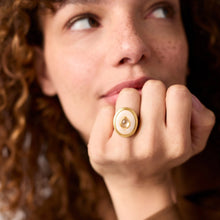 Load image into Gallery viewer, Tortoiseshell Carnaby Statement Ring

