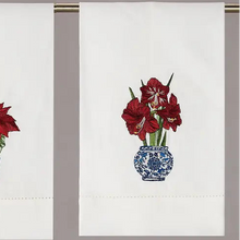 Load image into Gallery viewer, Holiday Chinoiserie Guest Towel
