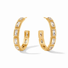 Load image into Gallery viewer, CZ Baguette Hoop
