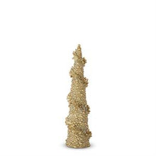 Load image into Gallery viewer, Gold Resin Garland Wrapped Bead Tree
