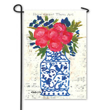 Load image into Gallery viewer, Blue Willow Spring Garden Flag
