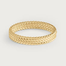 Load image into Gallery viewer, Cheval Braid Hinged Bangle Thick
