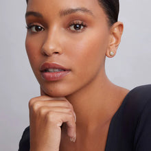 Load image into Gallery viewer, Two-Tone Caviar Diamond Stud Earrings

