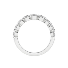 Load image into Gallery viewer, 14K WG 9-Stone Anniversary Band
