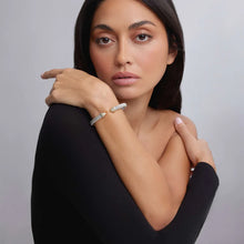 Load image into Gallery viewer, SS/18K Gold Cuff Bracelet
