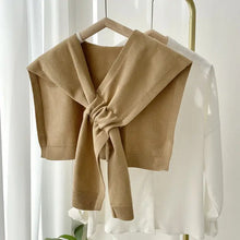 Load image into Gallery viewer, Knitted Knotted Shawl
