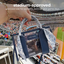 Load image into Gallery viewer, Case-Mate Something Navy Twilly Clear Stadium Bag
