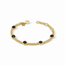 Load image into Gallery viewer, Dolce Delicate Iridescent Obsidian Black Bracelet
