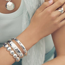 Load image into Gallery viewer, Silver Solara Nova Hinge Bangle
