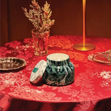 Load image into Gallery viewer, 19oz Holiday Pattern Crystal Pine Signature Candle
