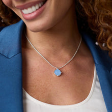 Load image into Gallery viewer, Honeybee Silver Pearl Solitaire Necklace
