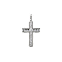 Load image into Gallery viewer, Sterling Silver Small Cross Charm
