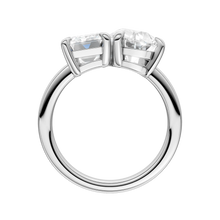 Load image into Gallery viewer, 14K WG Toi Et Moi Ring
