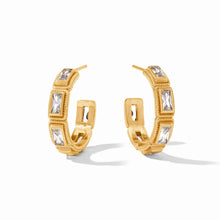 Load image into Gallery viewer, CZ Baguette Hoop
