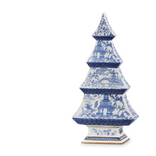 Load image into Gallery viewer, Blue Chinoiserie Trees
