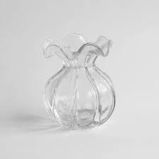Glass Vento Small Round Bud Vase