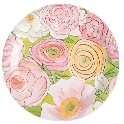 Fabulous Floral Salad Plates