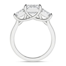 Load image into Gallery viewer, 14K WG 3-Stone Emerald Band
