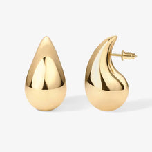 Load image into Gallery viewer, Gold Waterdrop Earrings
