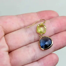 Load image into Gallery viewer, Peridot Green Drop Earrings
