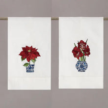 Load image into Gallery viewer, Holiday Chinoiserie Guest Towel
