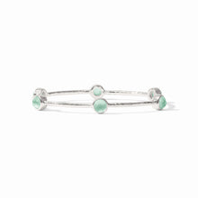 Load image into Gallery viewer, Iridescent Aquamarine Blue Milano Luxe Bangle
