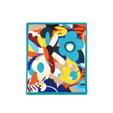Load image into Gallery viewer, Multi Color Flower Pattern Scarf
