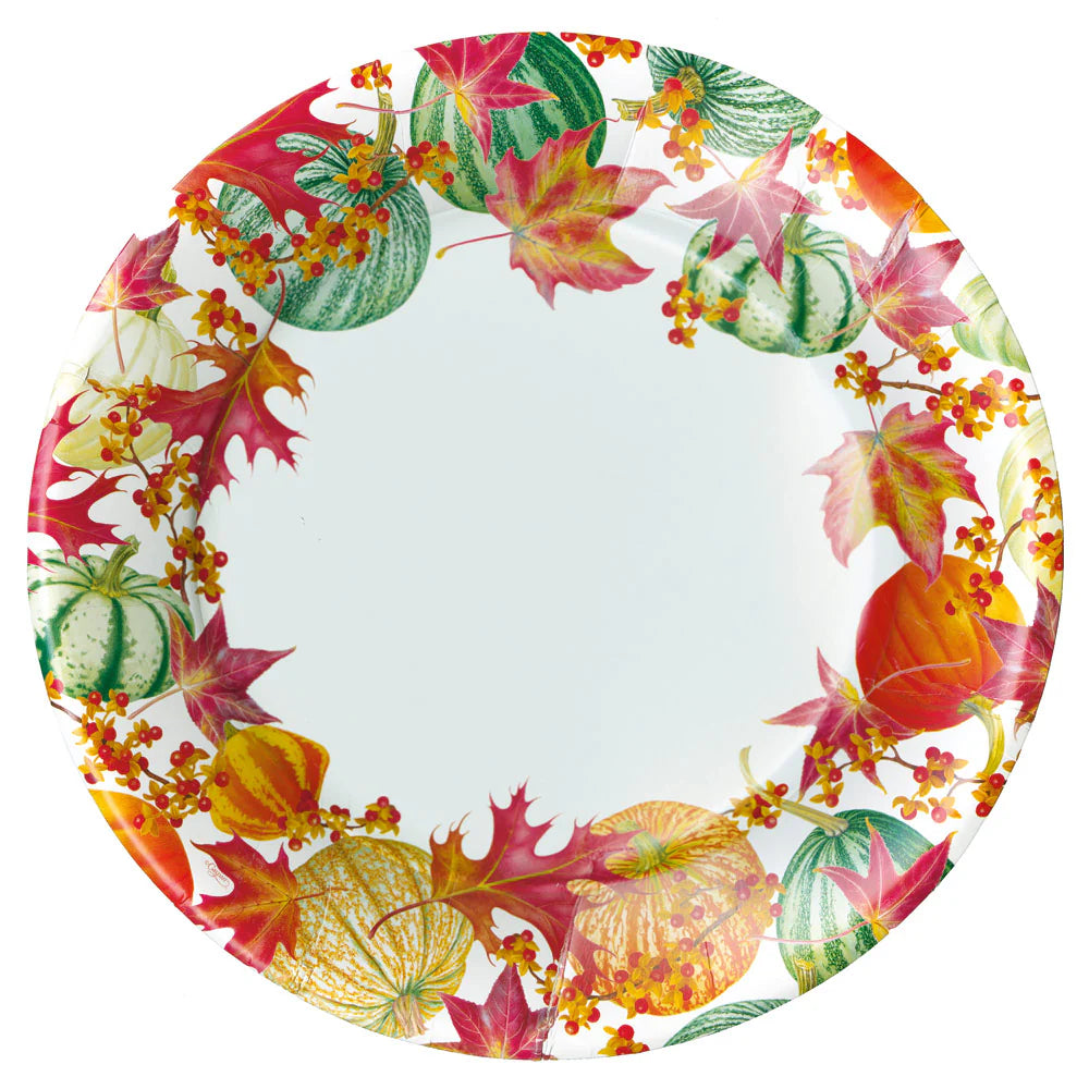 Gourds & Leaves Salad/ Dessert Plates