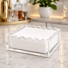 Load image into Gallery viewer, Cocktail Napkin Holder Scalloped
