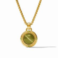 Load image into Gallery viewer, Green Cat's Eye Cobblestone Demi Necklace
