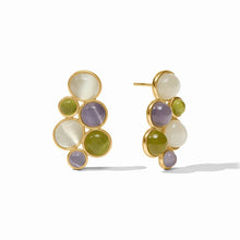 Load image into Gallery viewer, Multi Stone Cat's Eye Cobblestone Statement Earrings

