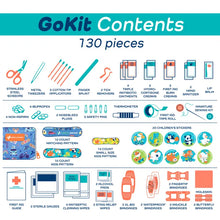 Load image into Gallery viewer, First Aid GoKit Deluxe (130 pcs)
