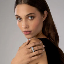 Load image into Gallery viewer, Swiss Blue Topaz Stacking Rings
