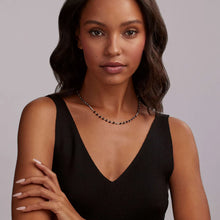 Load image into Gallery viewer, Black Ceramic Beaded Necklace
