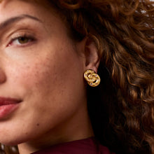Load image into Gallery viewer, Champagne Radiance Rainbow Infinity Earring
