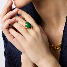 Load image into Gallery viewer, Essex Mother of Pearl Statement Ring
