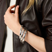 Load image into Gallery viewer, Silver Sahara Bangle
