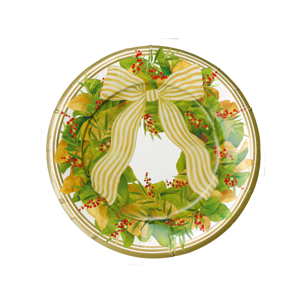 Magnolia Wreath Salad/ Dessert Plates