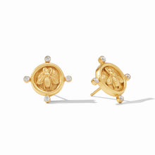 Load image into Gallery viewer, Bee Cameo Stud Earring
