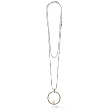 Load image into Gallery viewer, Circle Pearl Statement Necklace

