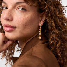 Load image into Gallery viewer, Champagne Radiance Rainbow Tier Earrings
