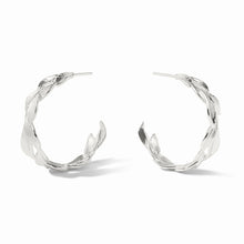 Load image into Gallery viewer, Silver Willow Hoop Earring
