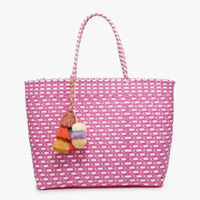 Load image into Gallery viewer, Allie Arrow XL Woven Tote
