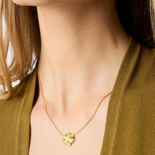 Load image into Gallery viewer, Green Cat's Eye Cobblestone Delicate Necklace
