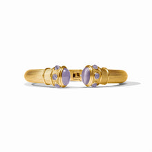 Load image into Gallery viewer, Blue Cat's Eye Cobblestone Demi Cuff
