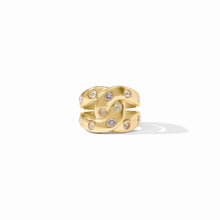 Load image into Gallery viewer, Champagne Radiance Rainbow Infinity Ring
